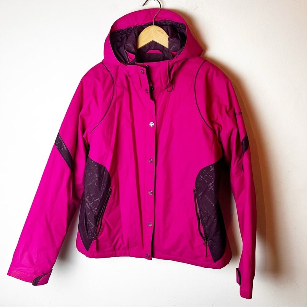 SZ XL Columbia Pink & Maroon Waterproof Durable Jacket